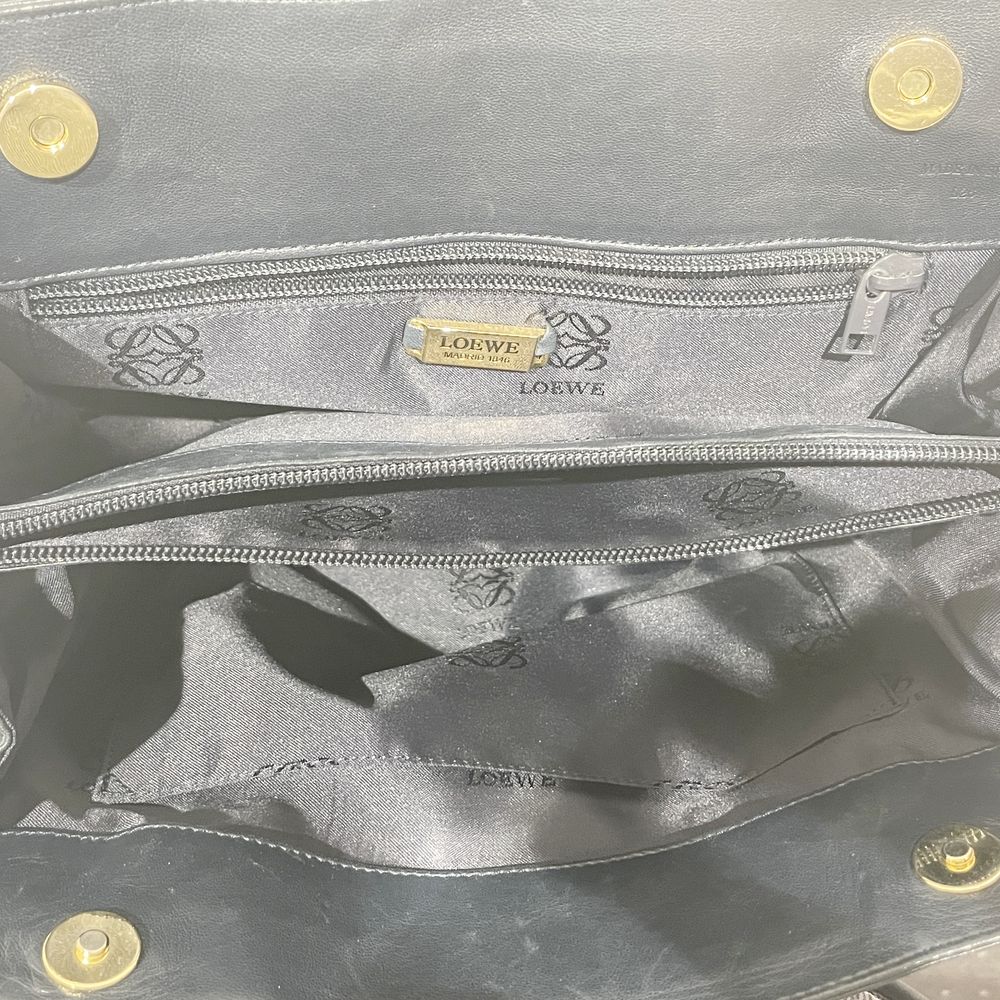 LOEWE Anagram Vintage Shoulder Bag Leather Women's [Used B] 20240211