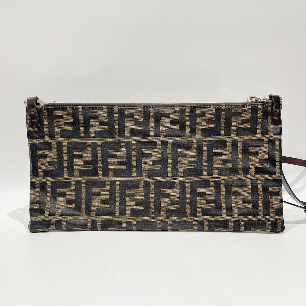 中古B/標準】FENDI フェンディ ズッカ スクエア型 ヴィンテージ 斜め ...