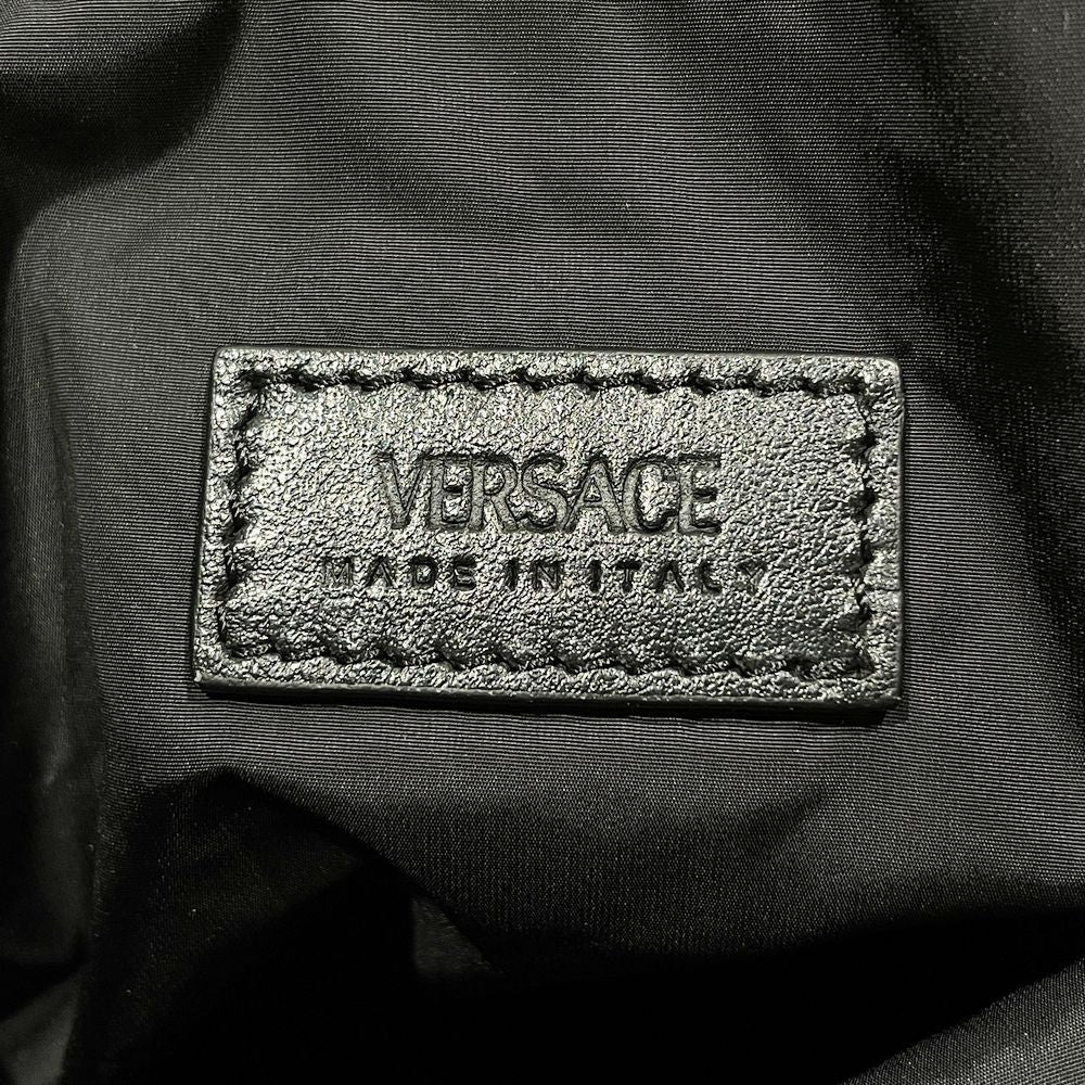 Gianni Versace (Gianni Versace) Medusa Drawstring Purse Mini Current Item Rucksack/Daypack Nylon/Leather Women's [Used AB]