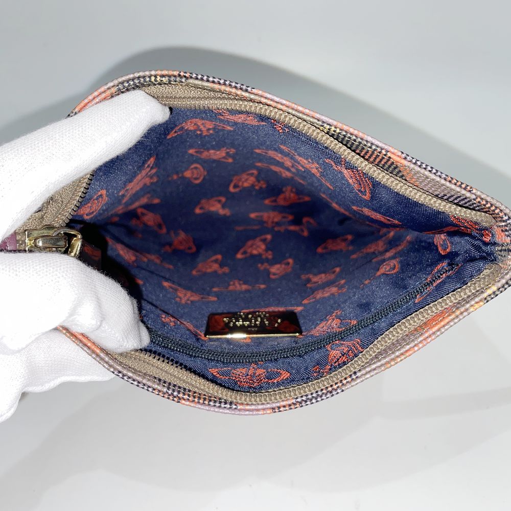 Vivienne Westwood Orb Check Crossbody Shoulder Bag Women's [Used B] 20240203