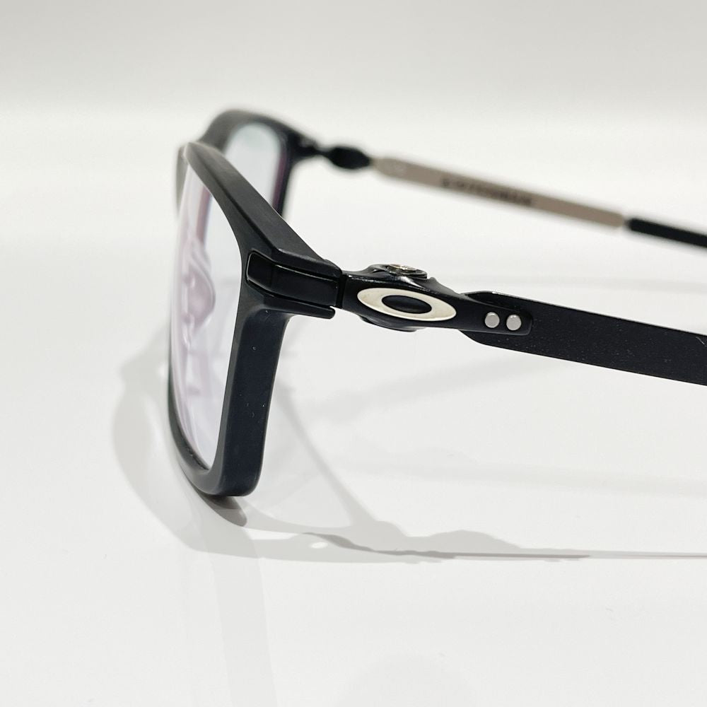 中古AB/使用感小】OAKLEY オークリー OX8096-0155 サテンブラック PITCHMAN ピッチマン 度入り 眼鏡 スクエアフレーム  アイウェア ユニセックス 眼鏡20453561