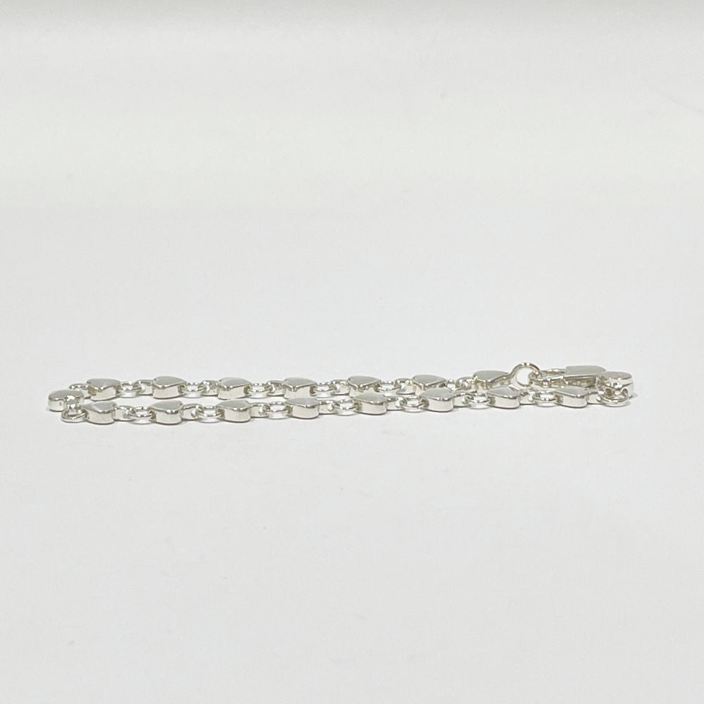 TIFFANY&amp;Co. Puff Heart Link Bracelet Silver 925 Women's [Used AB] 20231215