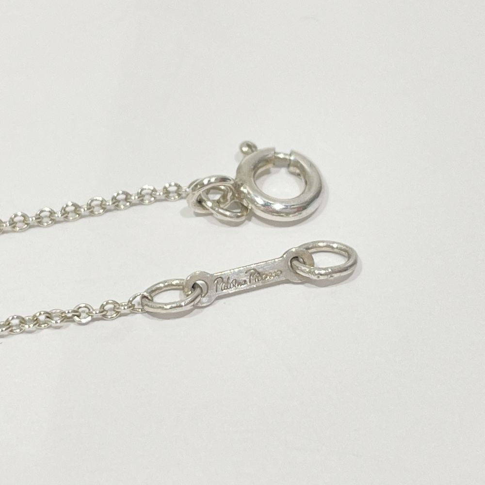 TIFFANY&amp;Co. Paloma Picasso Scribble Necklace Silver 925 [Used B] 20231027