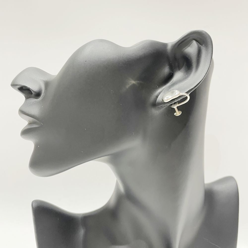 TIFFANY&amp;Co. Elsa Peretti Beans Earrings Silver 925 Women's [Used AB] 20231125