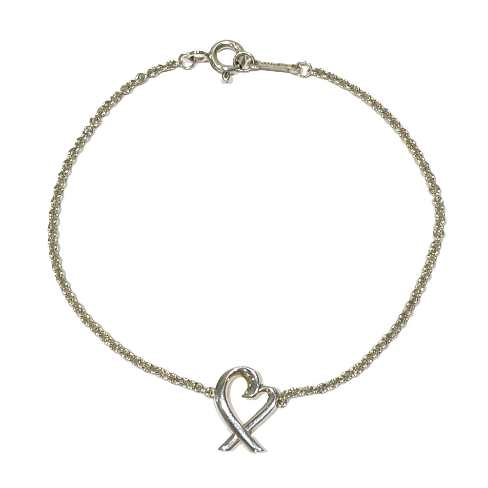 TIFFANY&amp;Co. Paloma Picasso Loving Heart Bracelet Silver 925 Women's [Used AB] 20240207