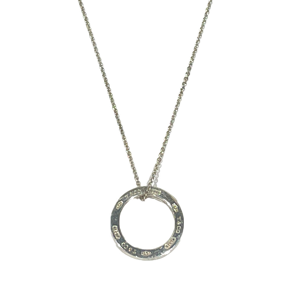 TIFFANY&amp;Co. 1837 Circle Ring Necklace Silver 925 Women's [Used AB] 20240207