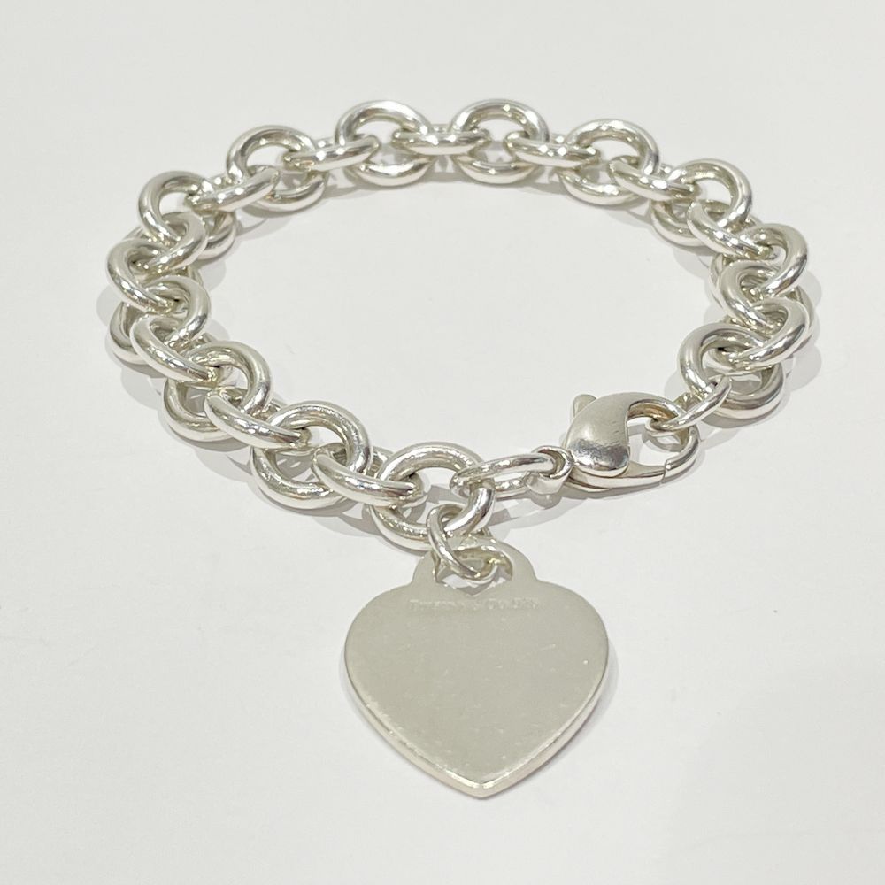 TIFFANY &amp; Co. Return Toe Heart Tag Bracelet Silver 925 Women's [Used B] 20240207