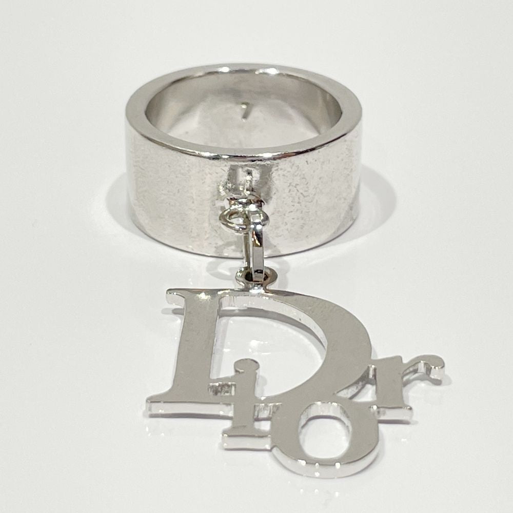 Christian Dior Logo Wide Vintage 7 No. 14 Ring Metal Women's [Used B] 20240223
