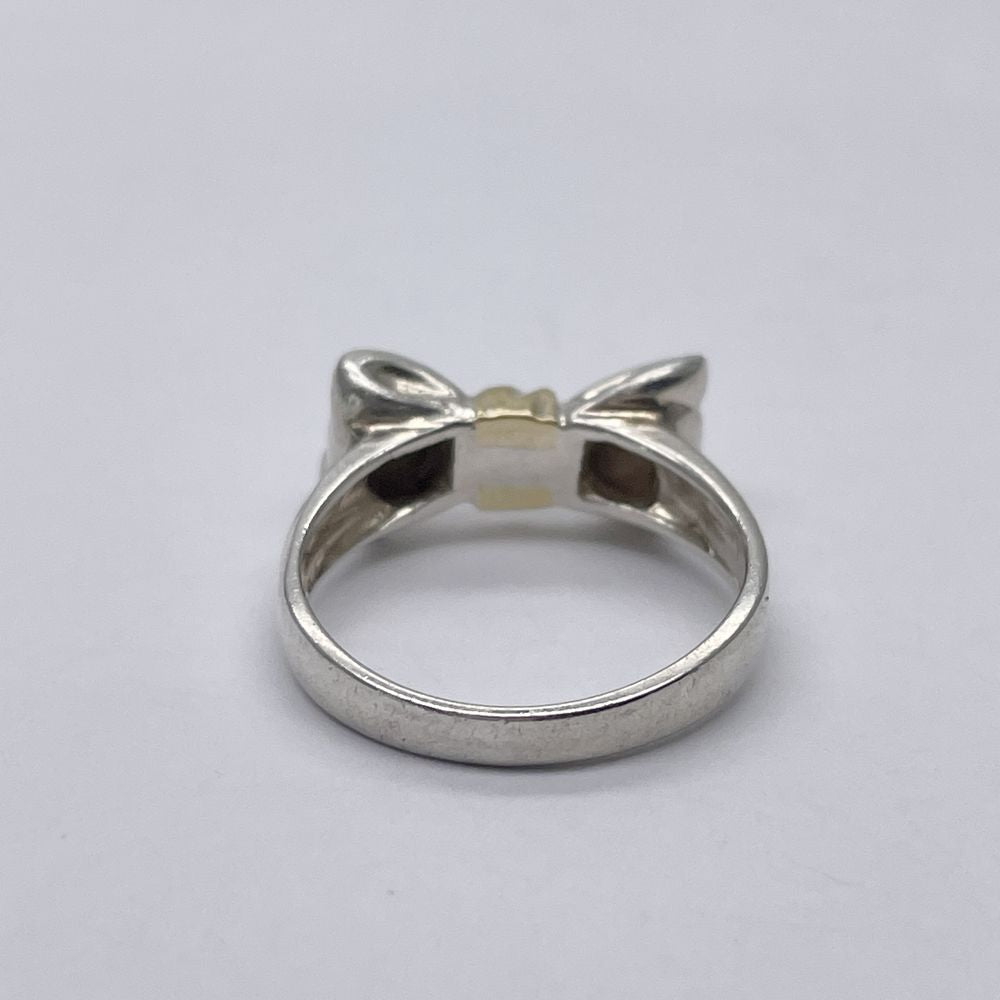 TIFFANY&amp;Co. Ribbon Combi No. 12 Ring Silver 925/K18 Yellow Gold Women's [Used AB] 20231215