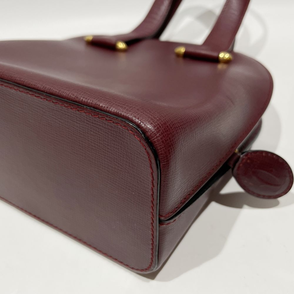 CARTIER Mastline Mini Handbag Leather Women's [Used AB] 20240210