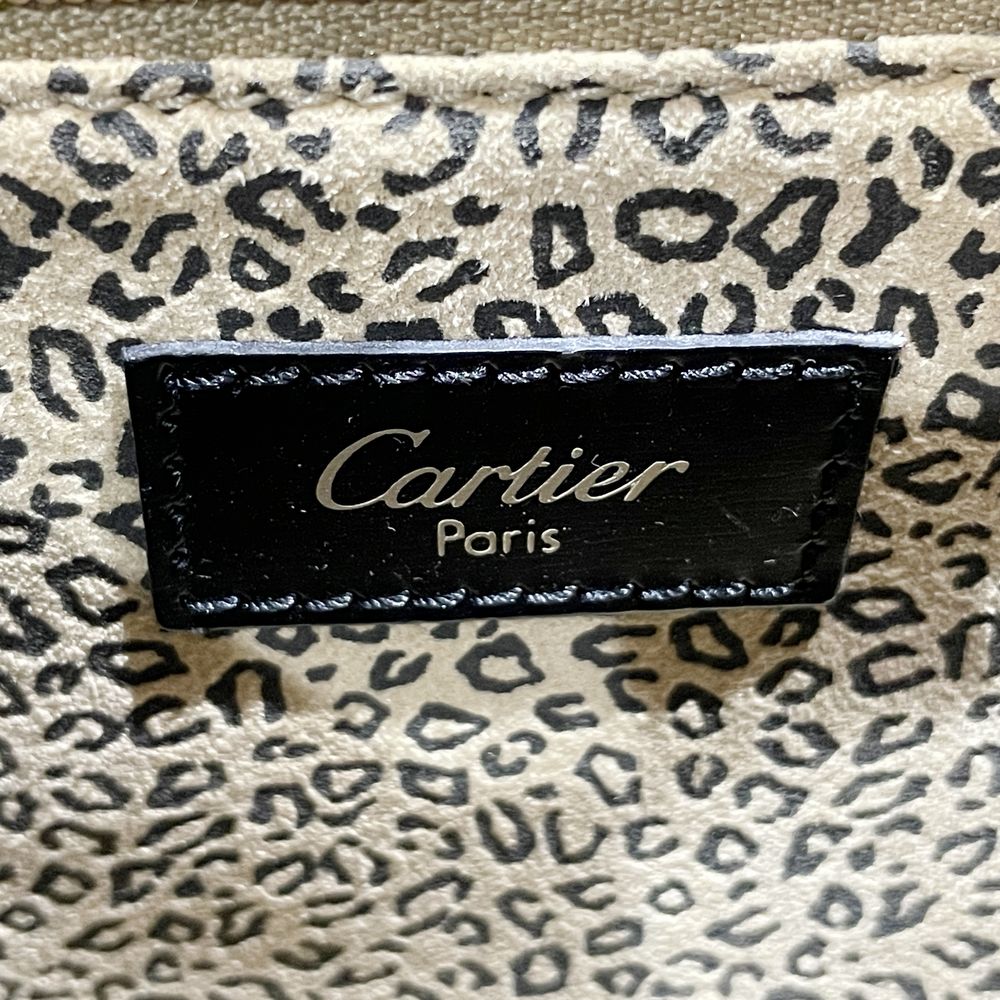 中古AB/使用感小】CARTIER カルティエ パンテール シルバー金具 トップハンドル レディース ハンドバッグ20453717