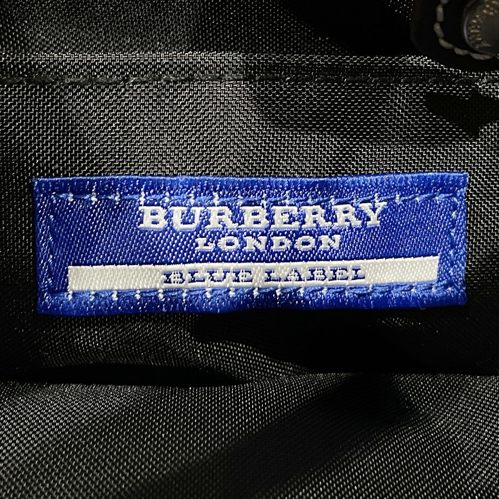 BURBERRY BLUE LABEL Nova Check Square Handbag Canvas/Leather Women's [Used AB] 20240224