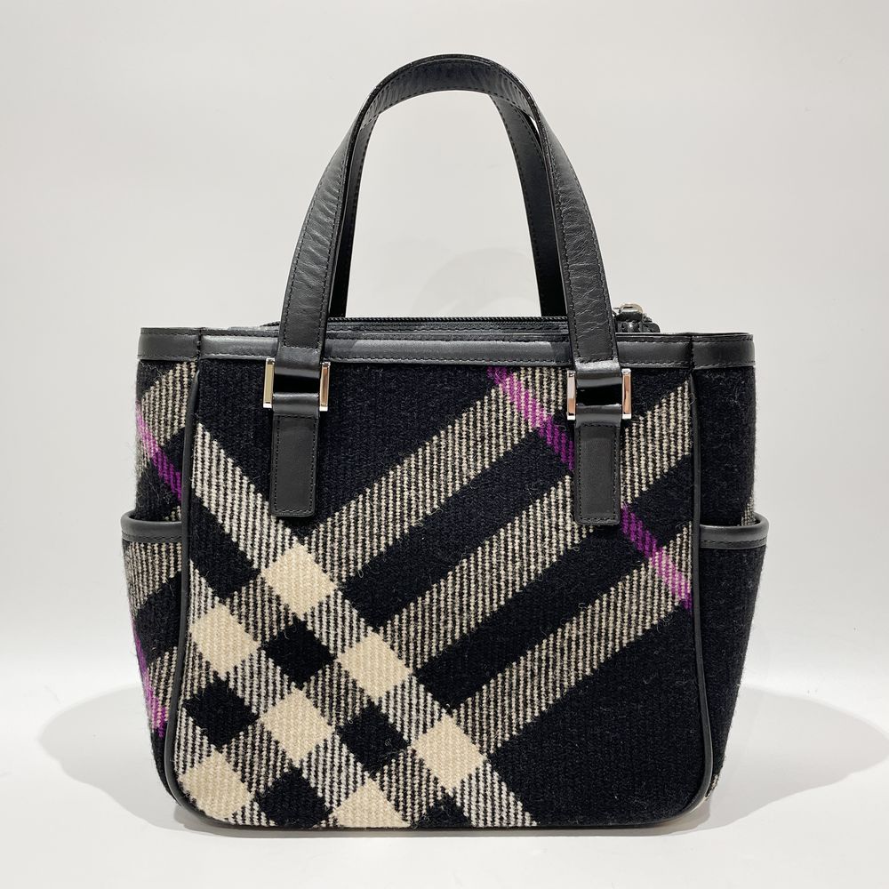 中古B/標準】BURBERRY バーバリー チェック ツイード サイドポケット