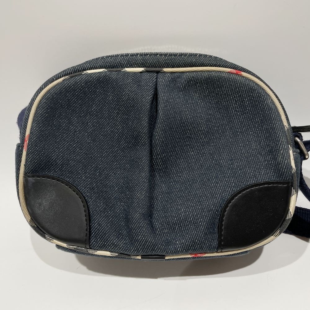 BURBERRY London Check Crossbody Mini Vintage Shoulder Bag Denim/Leather Women's [Used B] 20240224