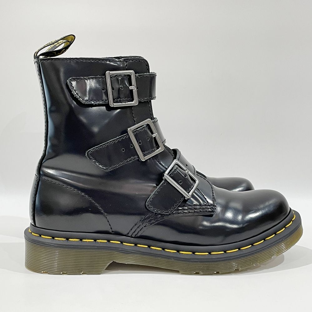 中古AB/使用感小】Dr.Martens ドクターマーチン BLAKE ブレイク UK5（24.0㎝程度）ベルト ブーツ サイドジップ開閉  ユニセックス ブーツ 1366500120453759