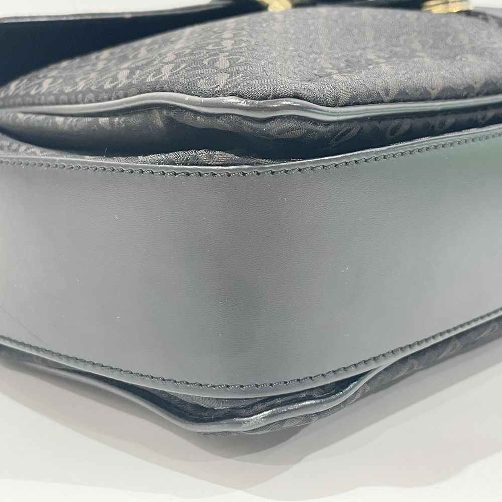 LOEWE Anagram Allover Pattern Vintage Shoulder Bag Canvas/Leather Women's [Used B] 20240211
