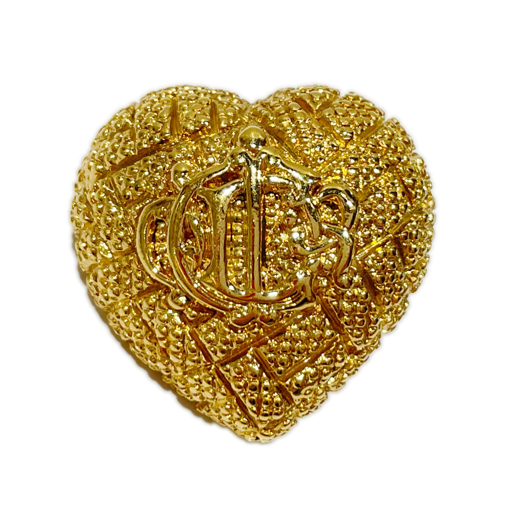 Christian Dior Heart Emblem Pin Brooch Vintage Logo Brooch GP Women's [Used AB] 20240216