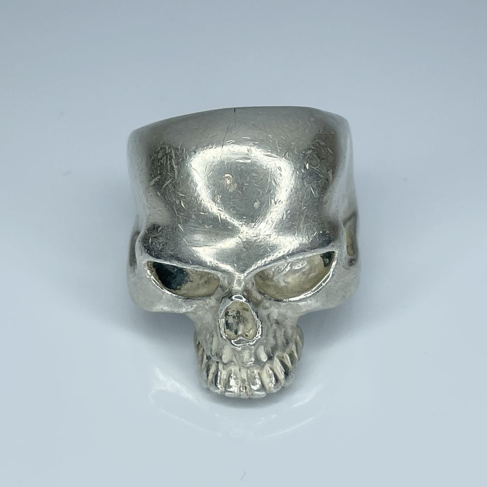 CRAZY PIG Evil Skull No. 20 Ring Silver 925 Men's [Used B] 20240301
