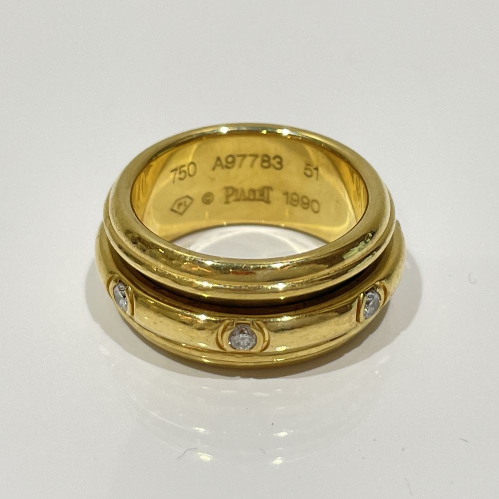 PIAGET Possession 7PD 51/11 Ring K18 Yellow Gold/Diamond Women's [Used B] 20240217