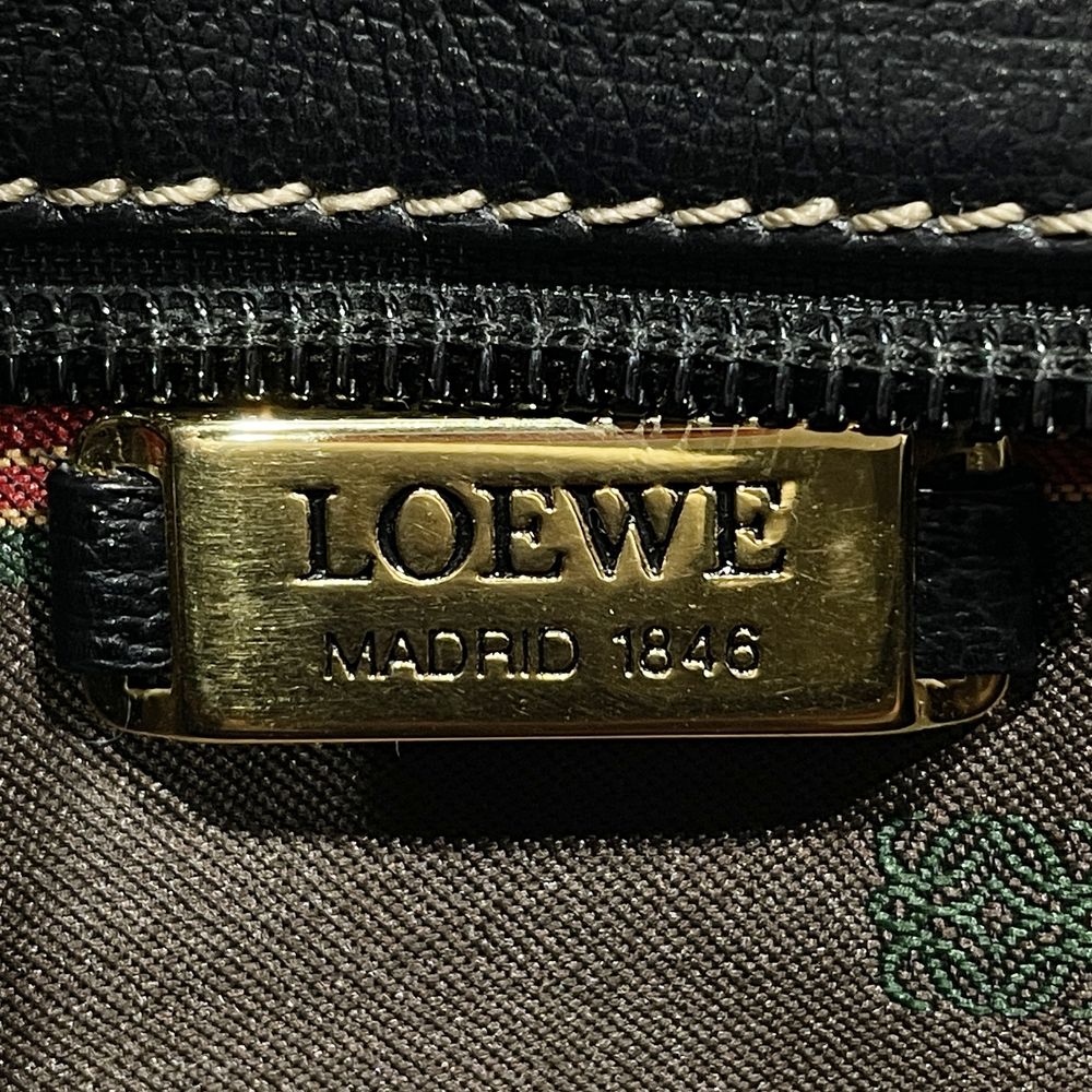 LOEWE Velasquez Vintage Crossbody Shoulder Bag Leather Women's [Used AB] 20240217