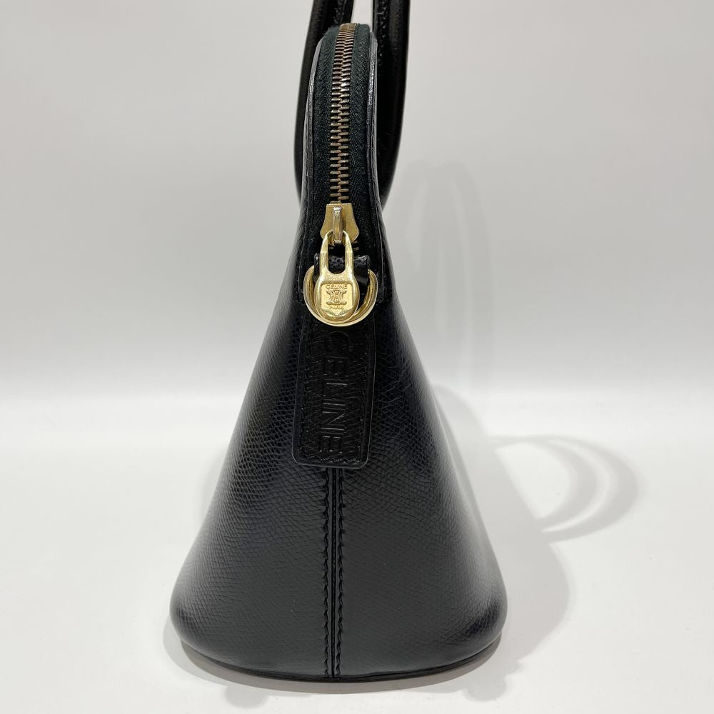 CELINE Logo Vintage Handbag Leather Women's [Used B] 20240217