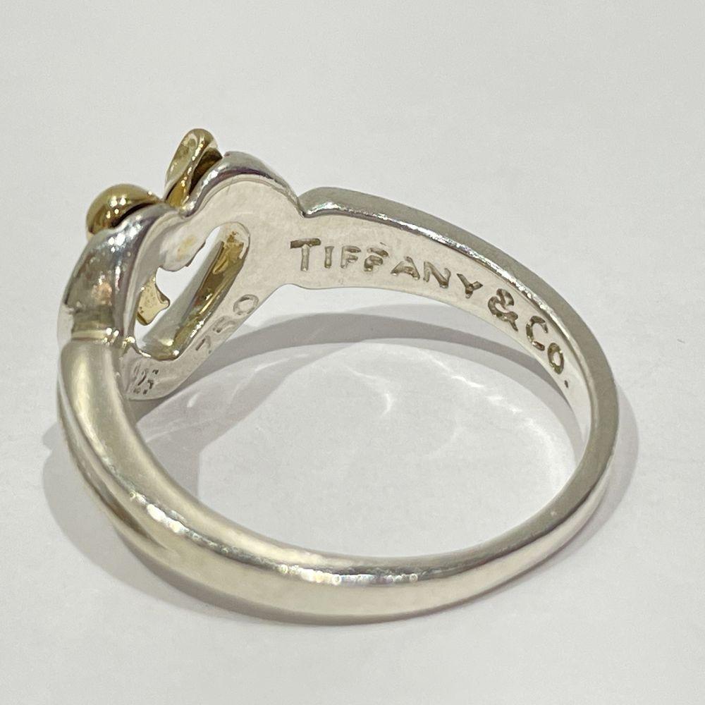 TIFFANY&Co.(ティファニー) ハート リボン 11号 リング・指輪 シルバー925/K18イエローゴールド レディース【中古B】20240312