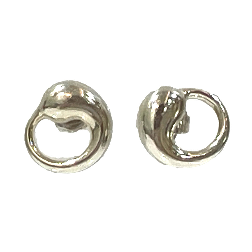 TIFFANY&amp;Co. Eternal Circle Earrings Silver 925 Women's [Used AB] 20240225