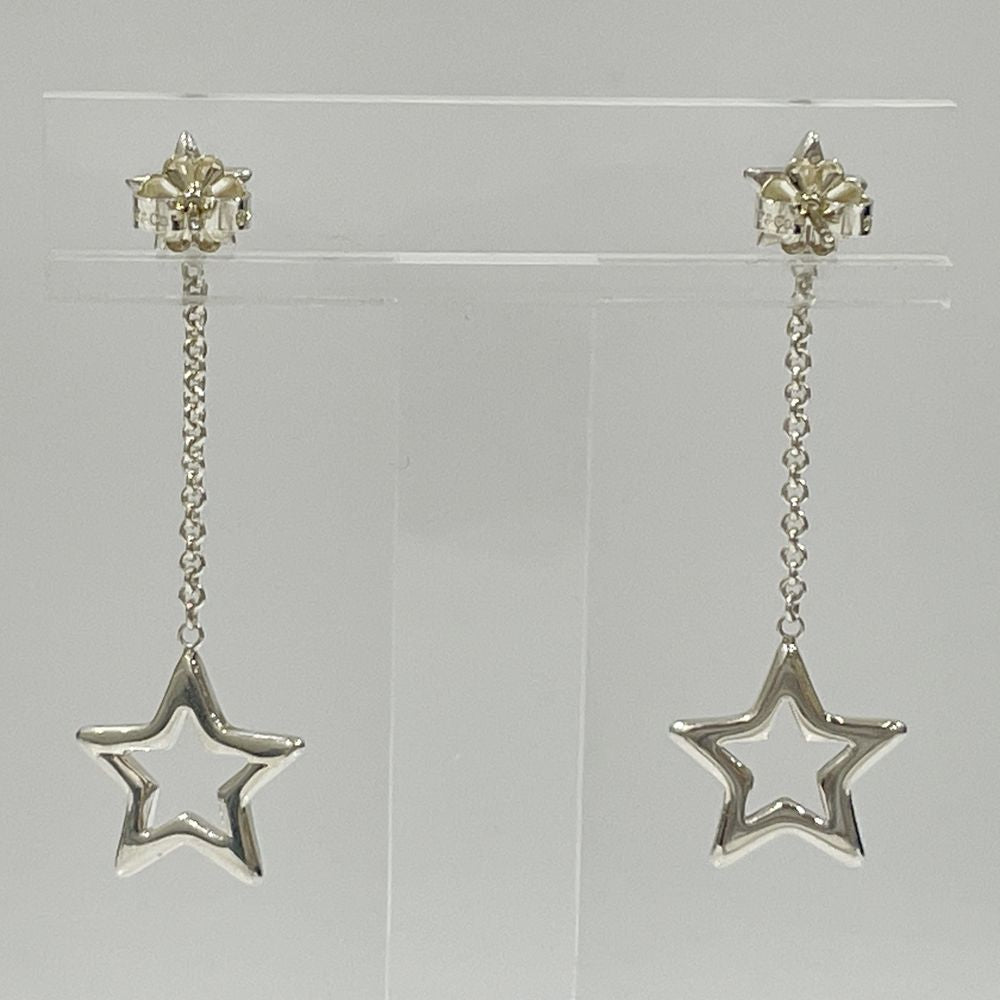 TIFFANY&amp;Co. Star Link Drop Earrings Silver 925 Women's [Used AB] 20240301