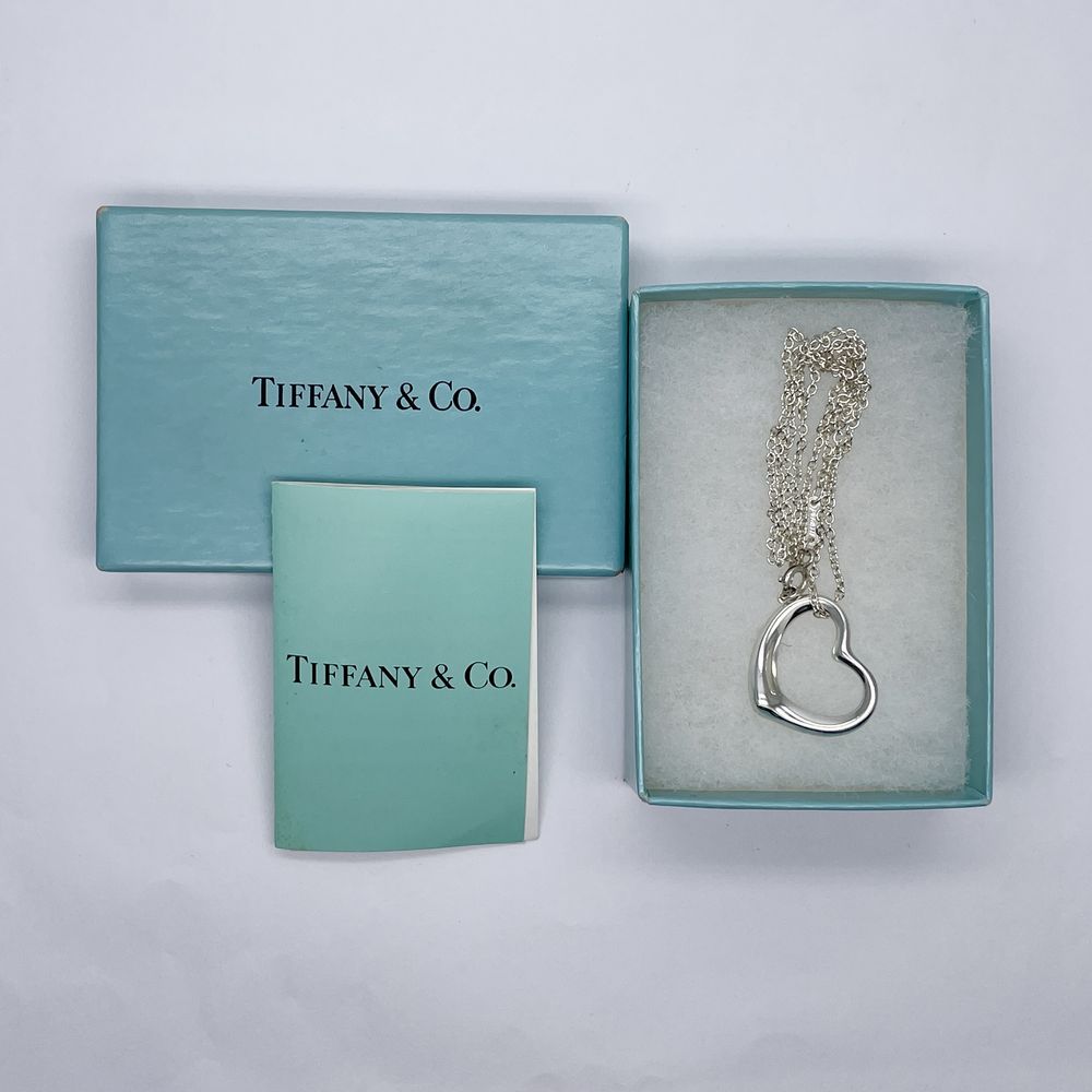 中古AB/使用感小】TIFFANY&Co. ティファニー オープンハート 16ｍｍ