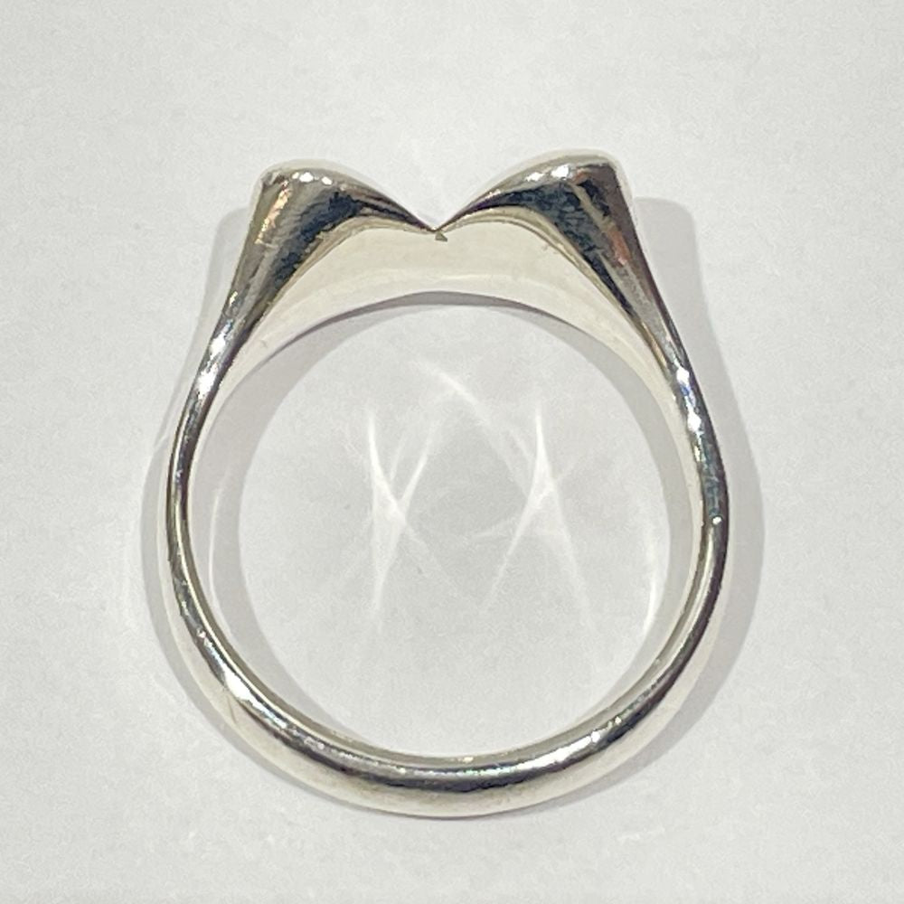 TIFFANY&amp;Co. Elsa Peretti Ribbon Motif No. 12 Ring Silver 925 Women's [Used AB] 20240310