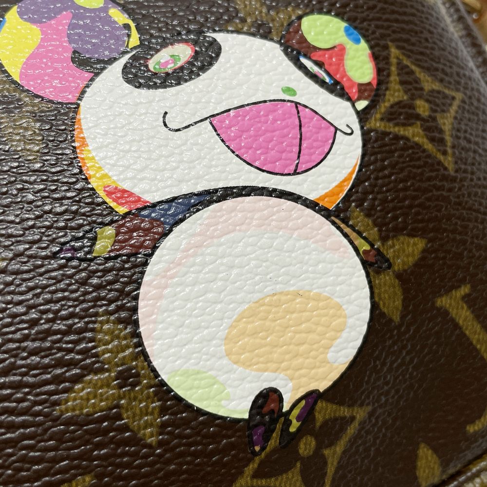 LOUIS VUITTON Monogram Panda Pochette Accessory Takashi Murakami M51981 Handbag Monogram Canvas/Leather Women's [Used B] 20240302