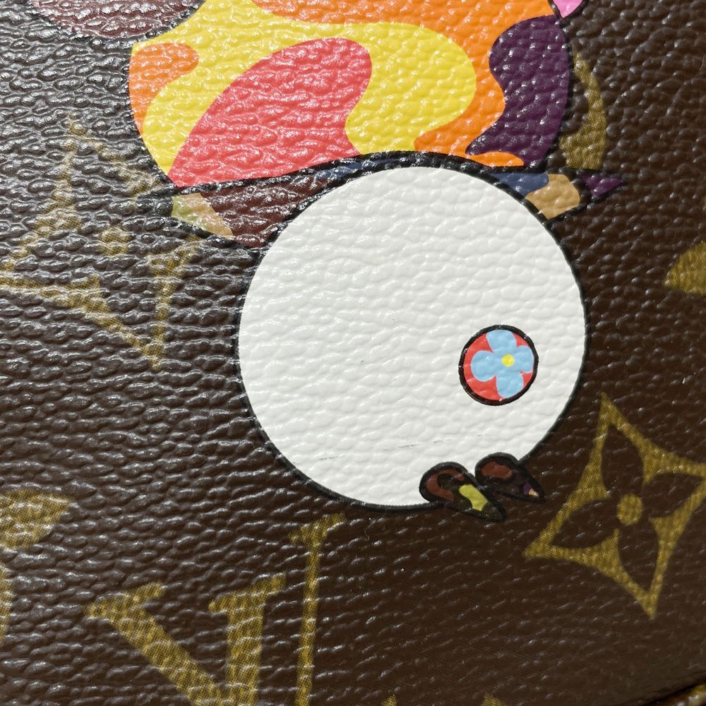 LOUIS VUITTON Monogram Panda Pochette Accessory Takashi Murakami M51981 Handbag Monogram Canvas/Leather Women's [Used B] 20240302