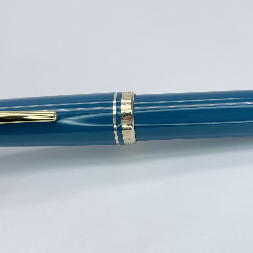 中古AB/使用感小】MONTBLANC モンブラン ジェネレーション レアカラー ターコイズ ペン先585 字幅EF極細 ユニセックス 万年筆  ターコイズ20456653