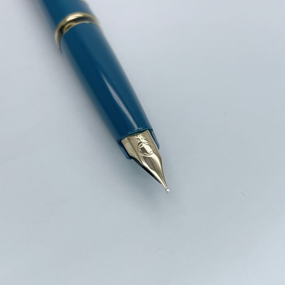 MONTBLANC(モンブラン) ジェネレーション レアカラー ターコイズ ペン先585 字幅EF極細 万年筆 樹脂系/レジン 他 ユニセックス【中古AB】20240225