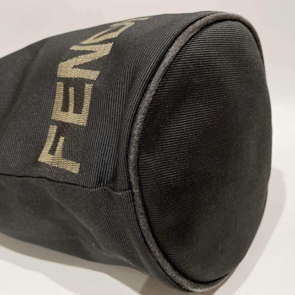 FENDI Logo Side Button Mini Tote Bag Canvas Women's [Used B] 20240224