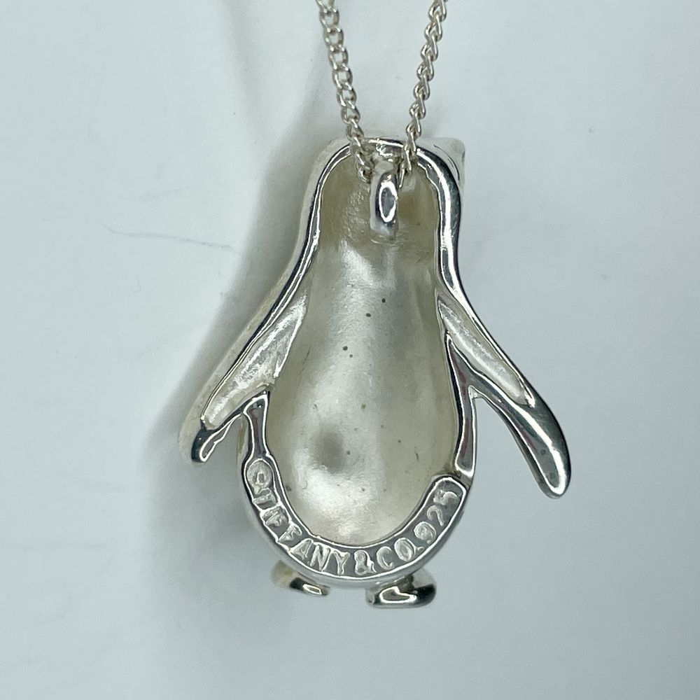 TIFFANY&amp;Co. Penguin Animal Motif Necklace Silver 925 Women's [Used AB] 20240305