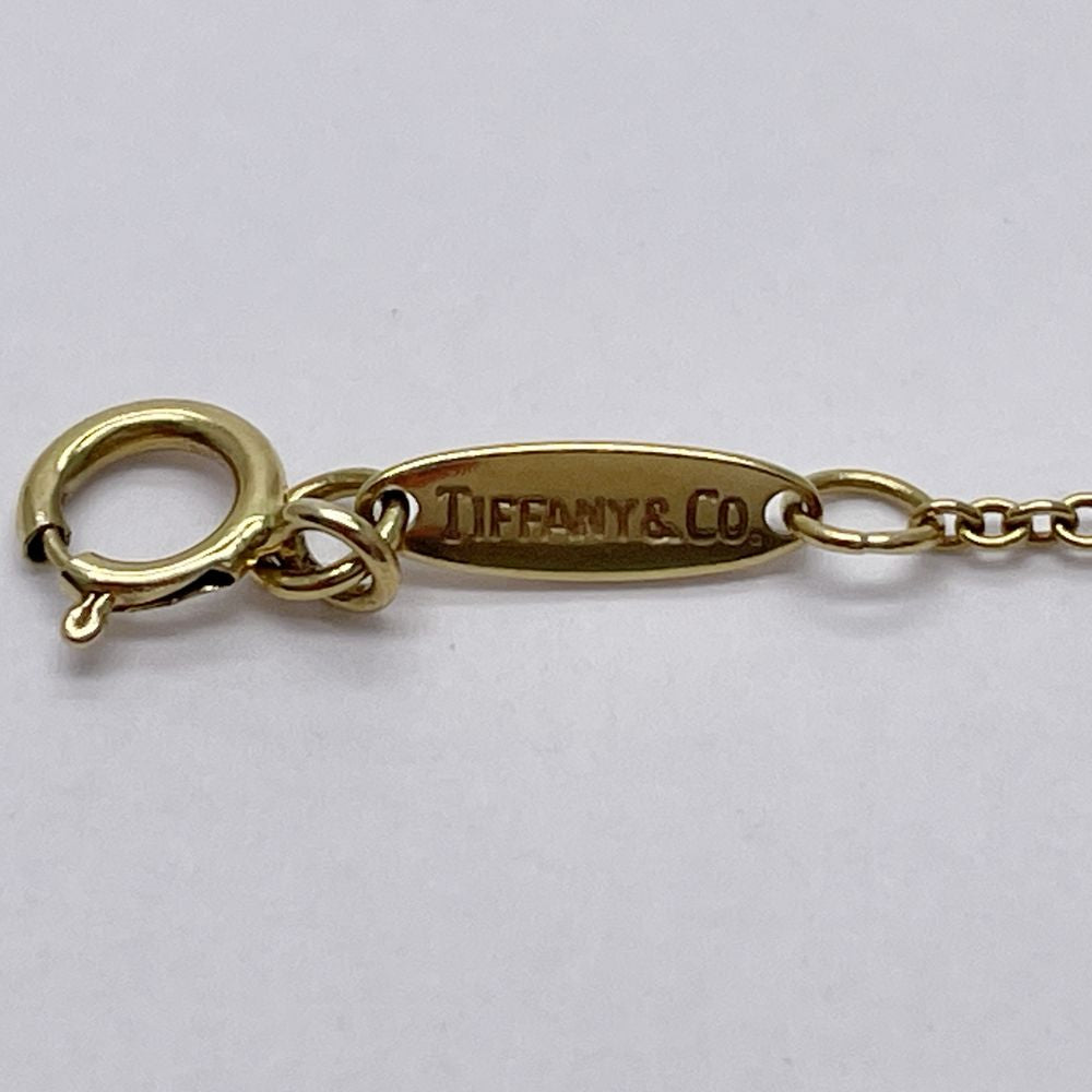 中古A/美品】TIFFANY&Co. ティファニー エルサペレッティ オープンハート 5P K18YG レディース ネックレス ゴールド20457193