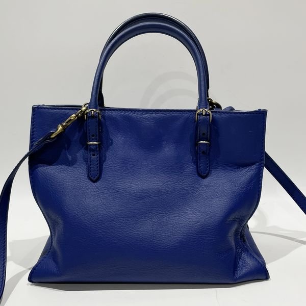 BALENCIAGA Paper Mini 2WAY Women's Handbag 305572 Blue [Used B/Standard]  20431546