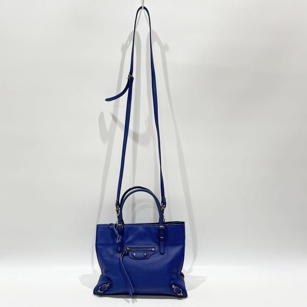 BALENCIAGA バレンシアガ ペーパーミニ 2WAY レディース ハンドバッグ 305572 ブルー系 【中古B/標準】 20431546 - IT'S YOURS | VINTAGE - APRE【公式】ヴィンテージブランド通販