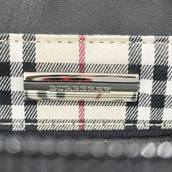 BURBERRY バーバリー ヴィンテージ ロゴ 内部チェック スクエア レディース ハンドバッグ ブラック 【中古AB/使用感小】 20431635 - IT'S YOURS | VINTAGE - APRE【公式】ヴィンテージブランド通販