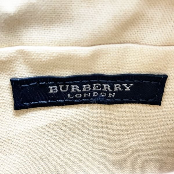 中古AB/使用感小】BURBERRY バーバリー ロンドン 内部チェック カゴ